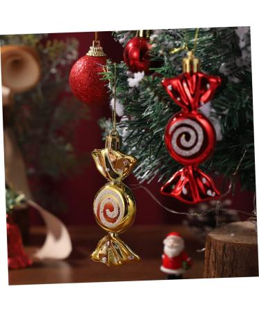 Alipis 18pcs Candy Pendant Plastic Ornaments Christmas Lollipop Ornament Christmas Tree Hanging Food - Buy Online on GoSupps.com