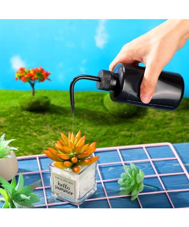 Nuogo 9 Pcs Tattoo Wash Bottle Set - 250ml Lab Squeeze Bottles for Eyelash Extensions & Succulent Watering - Safety Rinse Bottle in Black - Buy Online on GoSupps.com