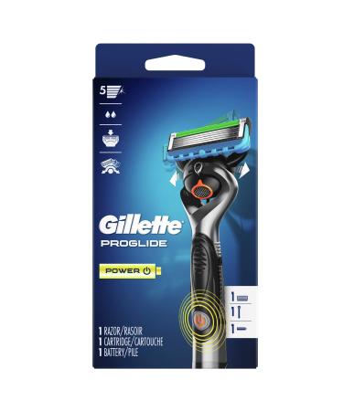 Gillette Fusion5 ProGlide Power Men's Razor with 1 Razor Blade Refill and 1 Battery Mens Fusion Razors / Blades