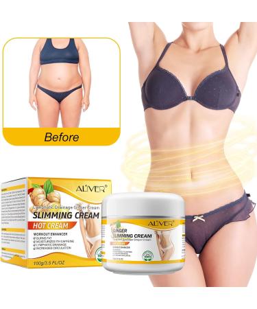 Ginger Fat Burning Cream - Anti-Cellulite Slimming Gel for Weight Loss and Body Contouring - Buy Online on GoSupps.com