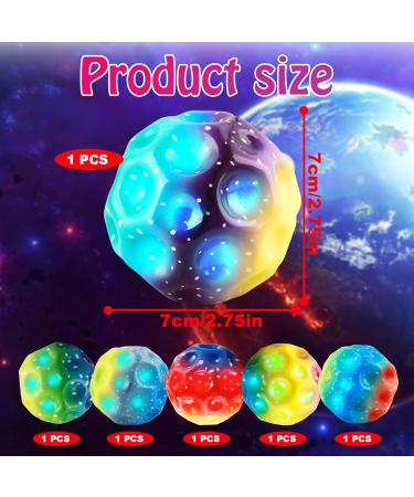 Buy Binggunyo 6-Piece Glow Moon Ball Set | Astro Jump & Galaxy Bounce Balls | High Jump Rubber Balls for Kids - Buy Online on GoSupps.com