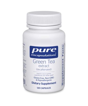 Pure Encapsulations - Green Tea Extract (Decaffeinated) - Hypoallergenic Antioxidant Support for All Cells in The Body* - 120 Capsules 120 Count (Pack of 1) - Buy Online on GoSupps.com