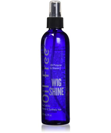 Bonfi Natural Oil-Free Wig Shine Spray  8 Ounce 8 Ounce (Pack of 1)