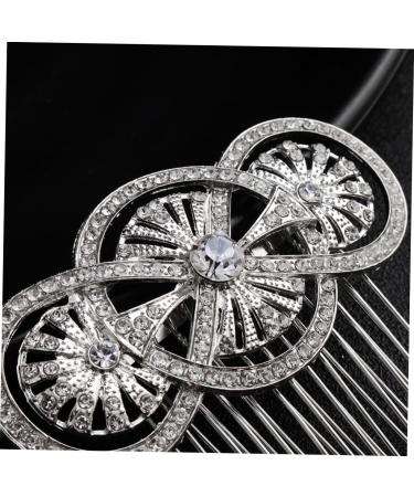 MUSISALY Bridal Headdress Tiara Wedding Headpiece Bridal Hair Comb Bride European and American Hairpin - Buy Online on GoSupps.com