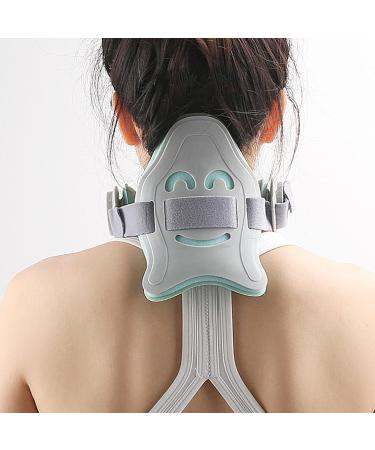 Neck Brace for Posture | 360 Degree Adjustable Front Neck Posture Brace - Forward Head Posture Correction Cervical Neck Traction for Watching Videos - Buy Online on GoSupps.com