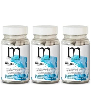 Mulato Capsules for Hair Loss | 3 Month Cure Pack 180 Capsules | Hair Food Supplement | Made In France