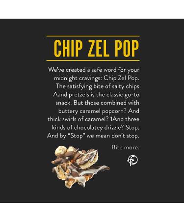 Funky Chunky Gourmet Popcorn - Chocolatey, Pretzel, Nutty Mixes - Chip Zel Pop - 19-Ounce Canister - Buy Online on GoSupps.com