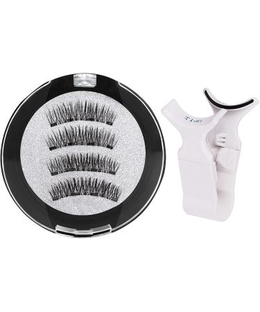 Magnetic Eyelashes Magnetic False Eyelashes Natural Fake Eyelashes 4 Magnetic Fake Lashes Lightweight With Clip Women False Eyelashes Natural Look Magnetic Lashes For Women - Buy Online on GoSupps.com