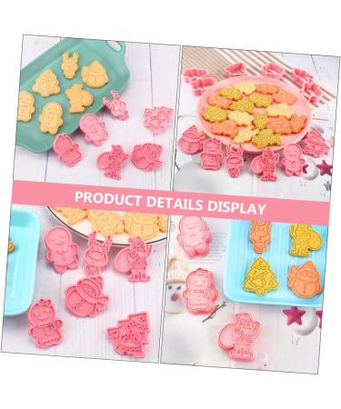 Ciieeo 6pcs Biscuit Mold Biscuits Ice Cake Mold Cake Kit Cookie Mold Push Type Baking Tools 3D - Buy Online on GoSupps.com