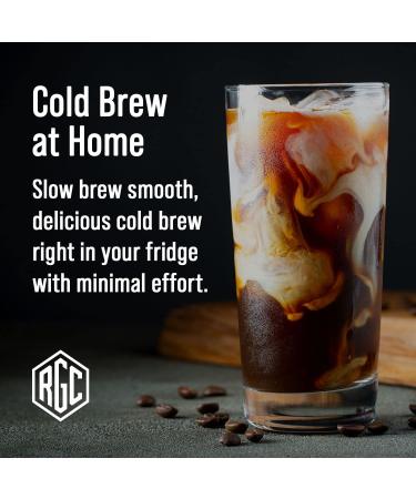 Organic Dark Roast Cold Brew Coffee by Real Good Coffee Company - 12 Pouch Pack - Buy Online on GoSupps.com