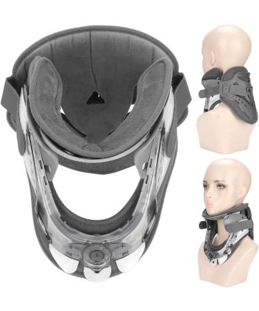 Neck Support Brace Adjustable 6 Gear Height Adjustable and Breathable Cervical Neck Collar Large Open Design for Neck Decompression Cervical Traction for Adult - Buy Online on GoSupps.com