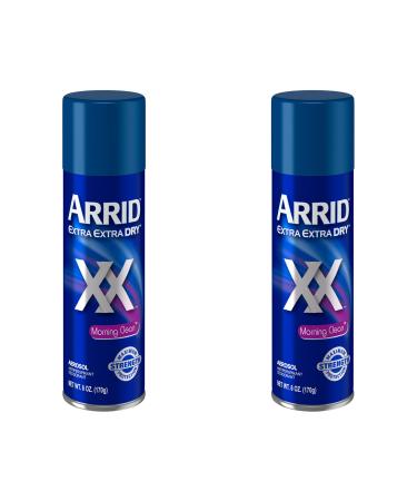 Arrid XX Aerosol Spray Antiperspirant & Deodorant  Morning Clean - 6 oz - 2 pk