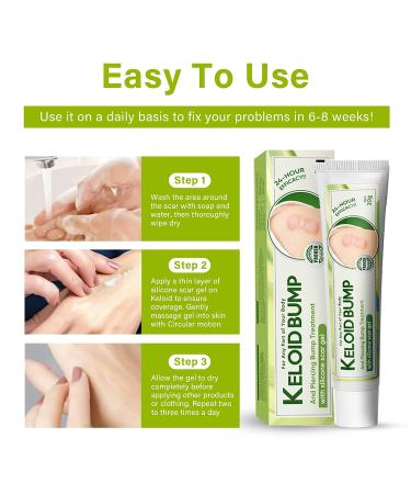 iTecFreely Keloid Scar Treatment for Nose & Belly Piercings - Silicone Scar Gel for Stretch Marks, Burns & Surgery Scars - Buy Online on GoSupps.com