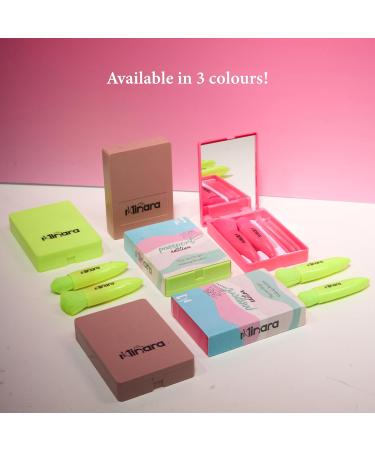 Minara Travel Makeup Brush Set of 5 with Mirror | Stylish Pouch | Perfect for Women | International Shipping - Buy Online on GoSupps.com