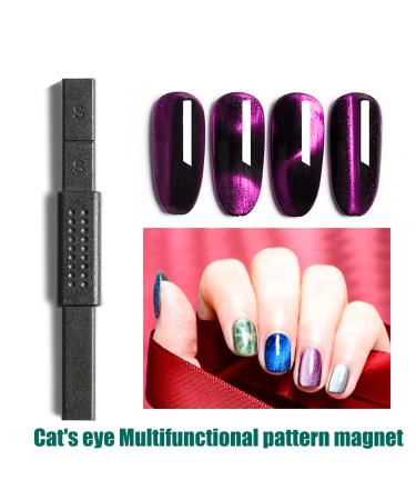 JERCLITY 7-Piece Cat Eye Magnet for Nails Set - Double-Head Magnetic Stick for Cat Eye Gel Polish Nail Art - Multi-Function Tool with Strong Magnets - Buy Online on GoSupps.com