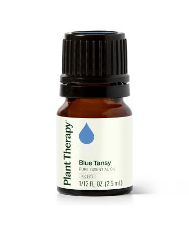 Plant Therapy Blue Tansy Essential Oil 100% Pure Undiluted Natural Aromatherapy Therapeutic Grade 2.5 mL (1/12 oz) 0.09 Fl Oz (Pack of 1)