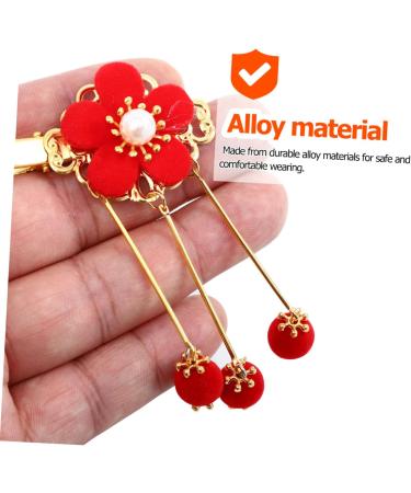 Beavorty 2 Pairs children's hanfu hairpin hair accessories for kids bow hair clips hanfu hair accessories chinese style hair pins qipao hair accessories chinese hair pins Kids Hairpins Asia - Buy Online on GoSupps.com