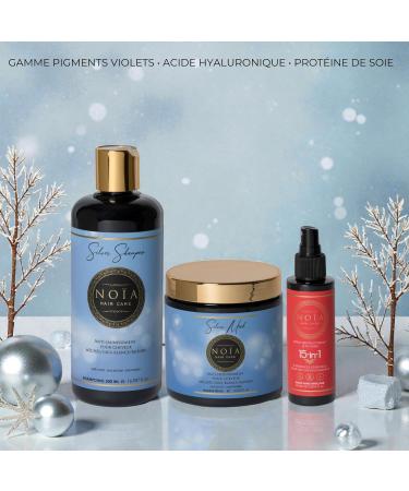  NOIA PARIS NO A HAIR TRIO Silver Hair Routine Shampoo Mask & Serum Anti-Yellowing Cold Shine & Shine Professional Care for Blonde Grey & Highlighted Hair - Buy Online on GoSupps.com