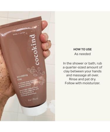 Cocokind Scrubbing Clay | Exfoliating Body Scrub & Wash | Brightening Coffee Body Exfoliator | Ideal Skin Care Products for All Skin Types - Buy Online on GoSupps.com