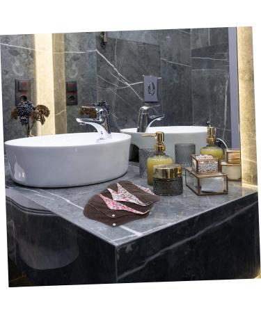 Exceart Reusable Menstrual Pads for Women | Washable Fabric Sanitary Pads with Storage Bag | Amboo Hygienic & Eco-Friendly Solution - Buy Online on GoSupps.com