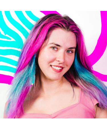 Unicorn Snot Hocus Pocus Hair Color - Washable Temporary Dye for All Hair Types | Bright Pink Hair Paint for Festivals Anime Cosplay & Halloween Costumes - Buy Online on GoSupps.com