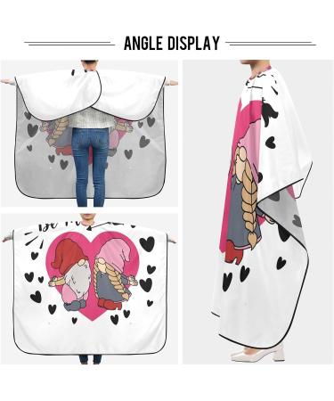 Waterproof Barber Cape - Gnome Pattern & Cheetah Haircut Bib for Men & Women | Unisex Hair Cutting Cape - Buy Online on GoSupps.com