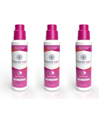 FOREVER NEW (3 pk) 7 Fl Oz Stain Remedy Liquid - Fabric Stain Remover - Built-in Brush Scented (21 Fl Oz Total)