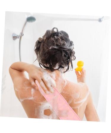 Housoutil 3 Sets Bath Sponge Set - Exfoliating Towel & Shower Pouf for Deep Cleaning - Buy Bathing Accessories Online - Rayon Pink - Buy Online on GoSupps.com