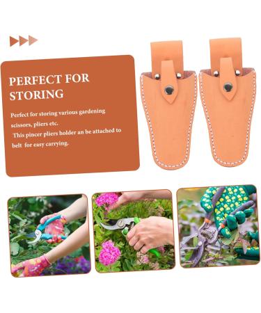 Beaupretty 6 PC Garden Shear Belt Bag - Leather Sheath & Hair Cutting Tool Holder for Garden & Hairdressing - Buy Online on GoSupps.com