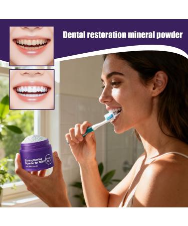 Remineralizing Dental Powder 100g Natural Whitening Beauty Products Powder for Sensitive Teeth Daily Use Night Bedtime Bath Home School Travel Vacation Camping Hotel Re - Buy Online on GoSupps.com