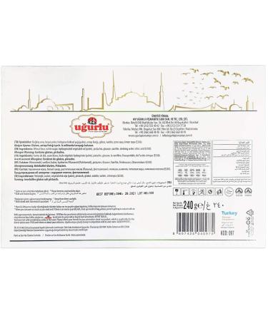 Ugurlu - Pismaniye Turkish Floss Halva with Pistachio 240g - Buy Online on GoSupps.com