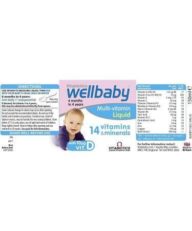 Wellkid Baby Syrup 150ml Best Multivitamin for Kids | International Shipping - Buy Online on GoSupps.com