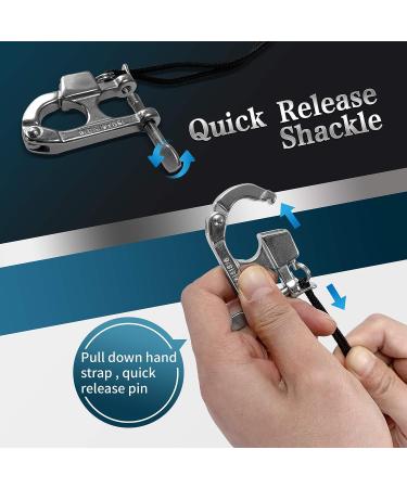 Polar Tangro Quick Release Rigging Snap Shackle - 316 Stainless Steel Quick Release Clip  Fixed Bail Snap Shackle for Pet  Sailboat  Spinnaker Halyard  Surfing  Diving - Buy Online on GoSupps.com
