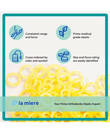 Latex Dual Pack Medium Intraoral Elastic Bands - Dental Rubber Bands for Braces - Made in USA - 5oz 3/16'' (4.7mm) - Buy Online on GoSupps.com