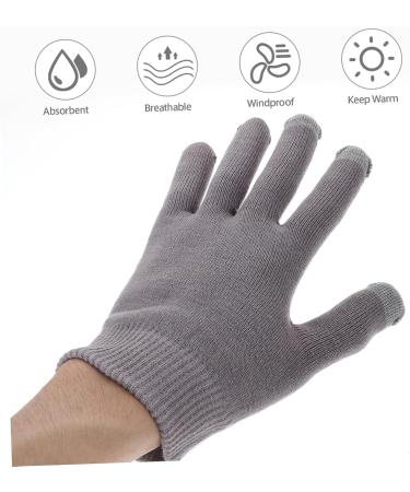 1 Pair Gel Pink Gloves Moisturizing Gloves for Hand Overnight Spa Gloves Hand Lotion Gloves Moisturizing Gloves for Women Gloves for Dry Hand Cotton Casual Socks Ordinary 21x14cm Gray - Buy Online on GoSupps.com