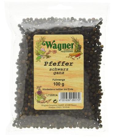 Wagner Spices Black Pepper Whole - Premium Quality (100g) | Buy Internationally - Buy Online on GoSupps.com