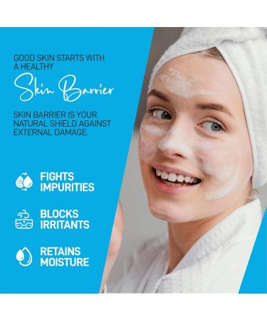 Salicylic Acid Face Wash | Rejuvenating Cleanser Gel for Dry Rough Skin | Fragrance & Paraben Free | 8 fl oz - Premium Formula with Ceramides Niacinamide & Hyaluronic Acid - Buy Online on GoSupps.com