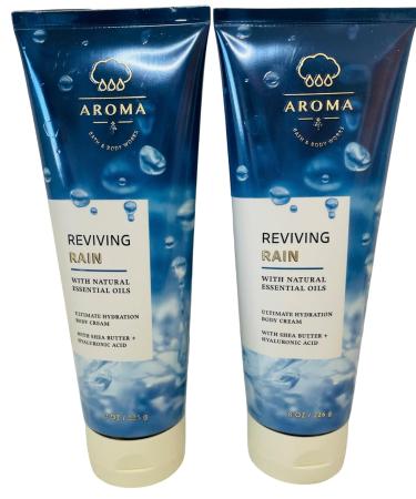 Bath & Body Works Reviving Rain Ultimate Hydration Body Cream 8 Ounces Pack of 2 - Buy Online on GoSupps.com