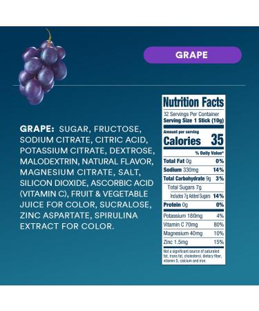DripDrop Hydration - Electrolyte Powder Packets - Watermelon Berry Fruit Punch Grape - 128 Count - Buy Online on GoSupps.com