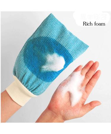 Peeling Gloves 4 Pack - Exfoliating Friction Gloves for Soft Skin | International Shipping - Buy Online on GoSupps.com
