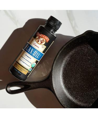 Barlean's Organic Lignan Flax Oil 32 fl oz - Premium Omega-3 & Omega-6 Supplement - Buy Online on GoSupps.com