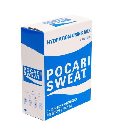Pocari Sweat Powder - 1 Box, 5 Packets, Now in the USA, Restore the Water and Electrolytes, Hydration That is Smarter Than Water, Japan's Favorite Hydration Drink (40407) Powder Single Box - Buy Online on GoSupps.com