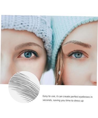 Didiseaon 9 Sheets Imitation Eco Eyebrow Sticker Eyebrow Transfers Stickers for Women 4d Transfer Stickers Wig 21.5X14.5cm Black - Buy Online on GoSupps.com