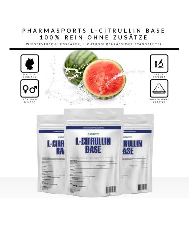 500g Pure Citrulline Base - 100% Vegan Powder for Enhanced Fitness | Boost Arginine & Blood Circulation - Buy Online on GoSupps.com