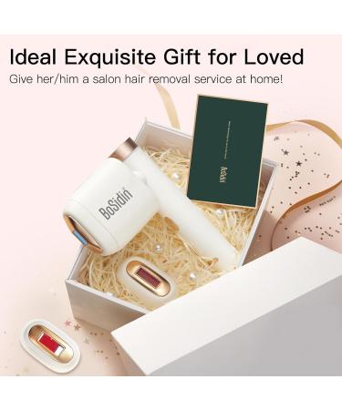 BoSidin IPL Laser Hair Removal Painless 2-in-1 Face Rejuvenation 6+1 Modes 6 Levels Permanent Hair Removal Kit for Women with Shaver & Goggles - Buy Online on GoSupps.com