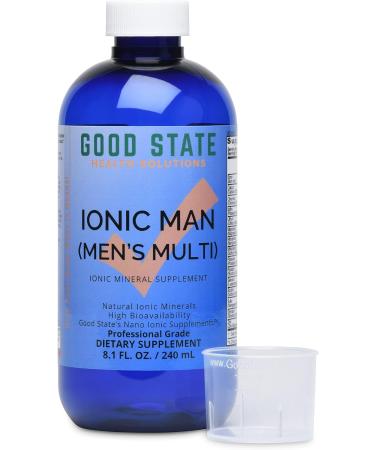 Good State Ionic Man | Liquid Ionic Multi Mineral for Men | Vegan | 15 Mineral Blend | 16 oz - Buy Online on GoSupps.com