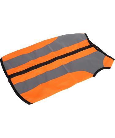 Qcwwy Reflective Vest for Dogs - Bright Safety Jacket L-Fluorescent Orange Warning Vest & Light Pet Safety Clothing - Buy Online on GoSupps.com