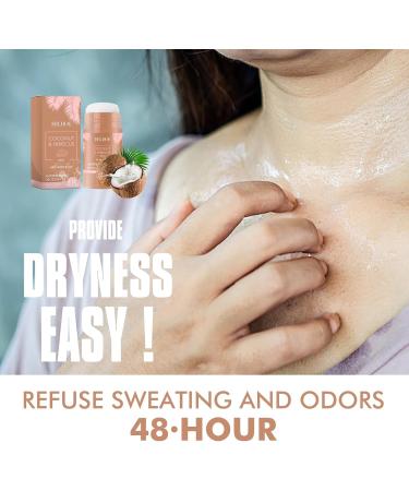 Antiperspirant Deodorant Antiperspirant Deodorant Stick Women's Deodorant Suitable for Women 48 Hours Sweat and Odor Protection (5pcs) - Buy Online on GoSupps.com