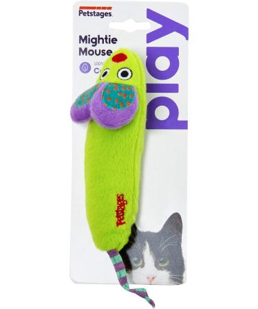 Petstages Green Magic Mightie Mouse - Catnip-Infused Mouse Toy for Cats | International Shipping Available - Buy Online on GoSupps.com
