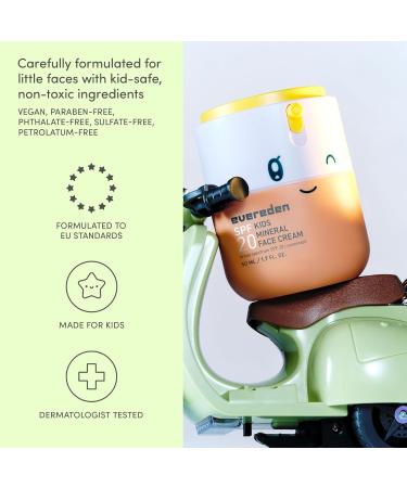 Evereden Healthy Morning DUO Kids Spa Headband for Girls: Clean & Vegan Skin Care Bundle | Cloud Face Wash + SPF 20 Mineral Face Cream | Non-Toxic | Easy-to-Use Skincare - Buy Online on GoSupps.com